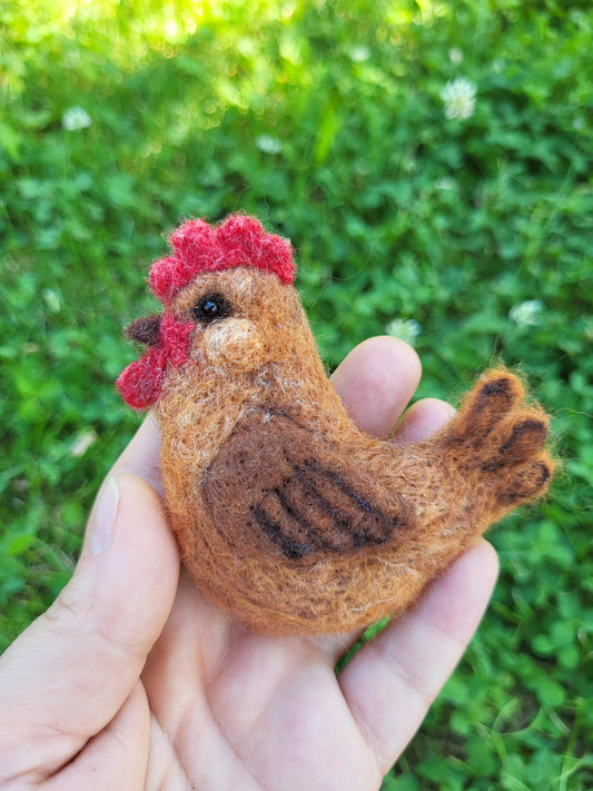 Broșă cocoșel
