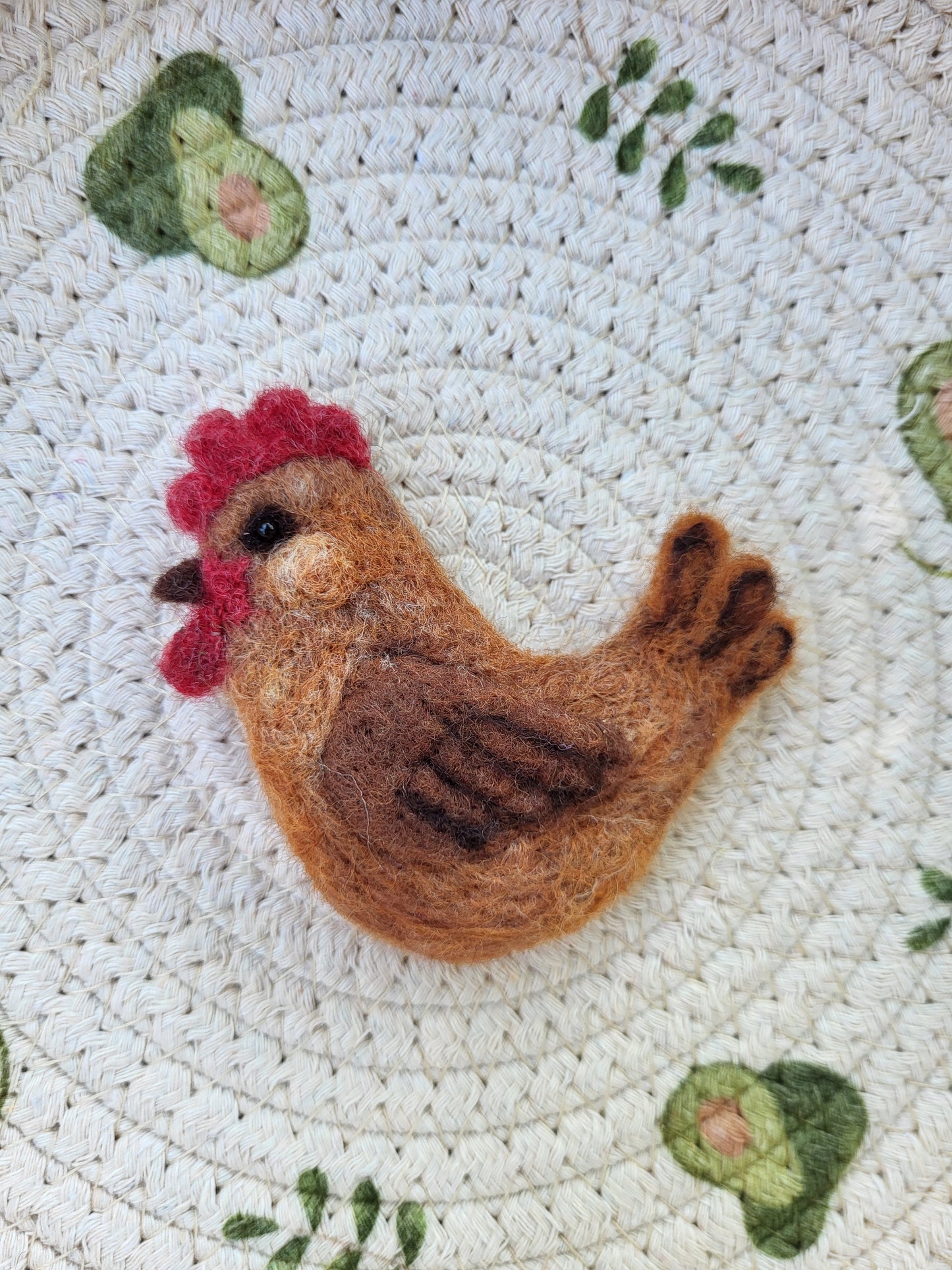 Broșă cocoșel