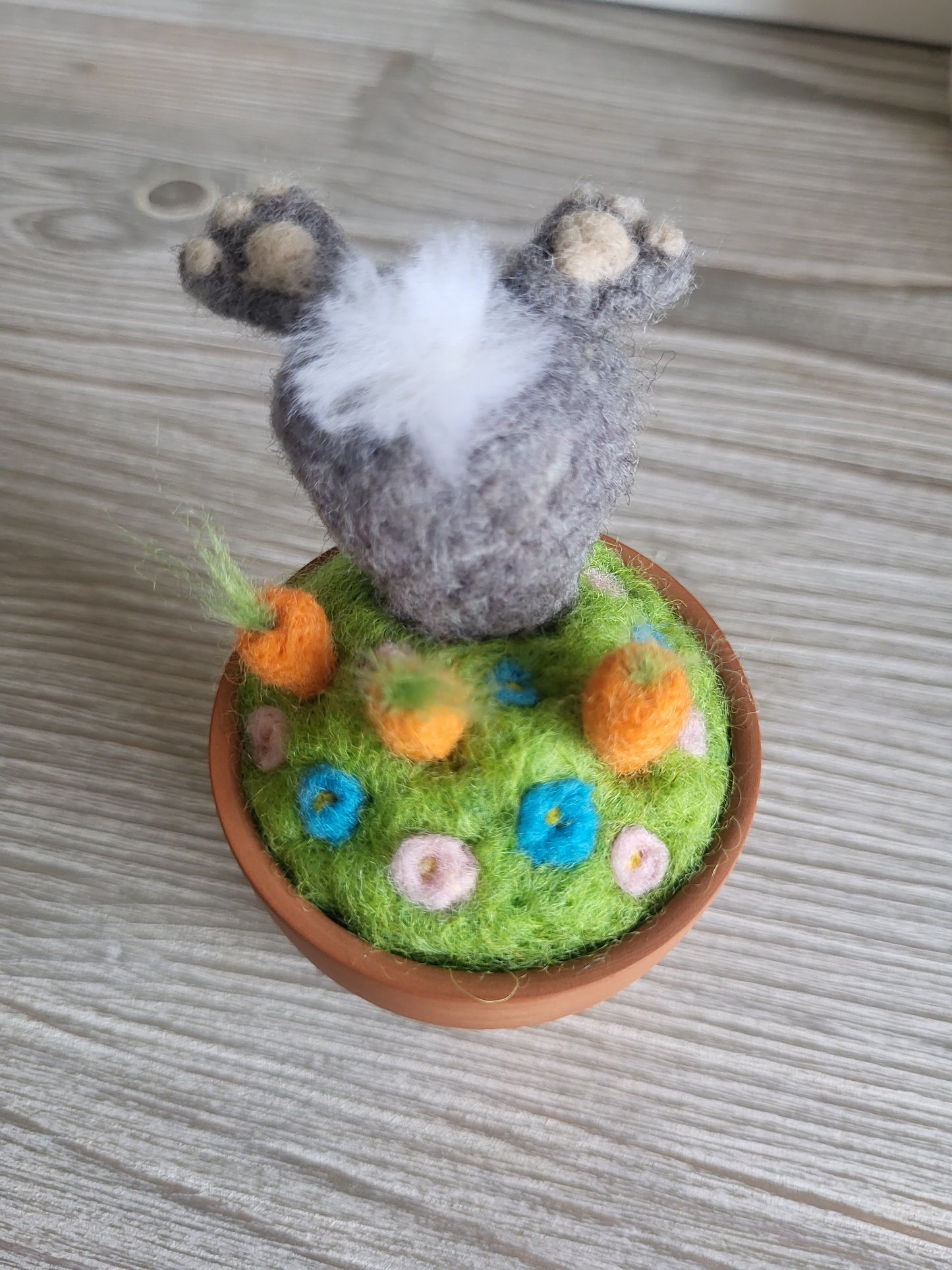 Mini ghiveci "Hoțul de morcovi"