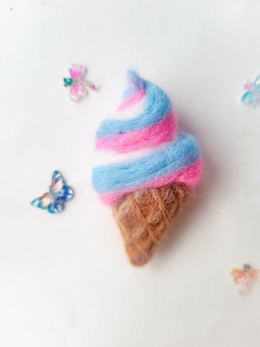 Broșă înghețată