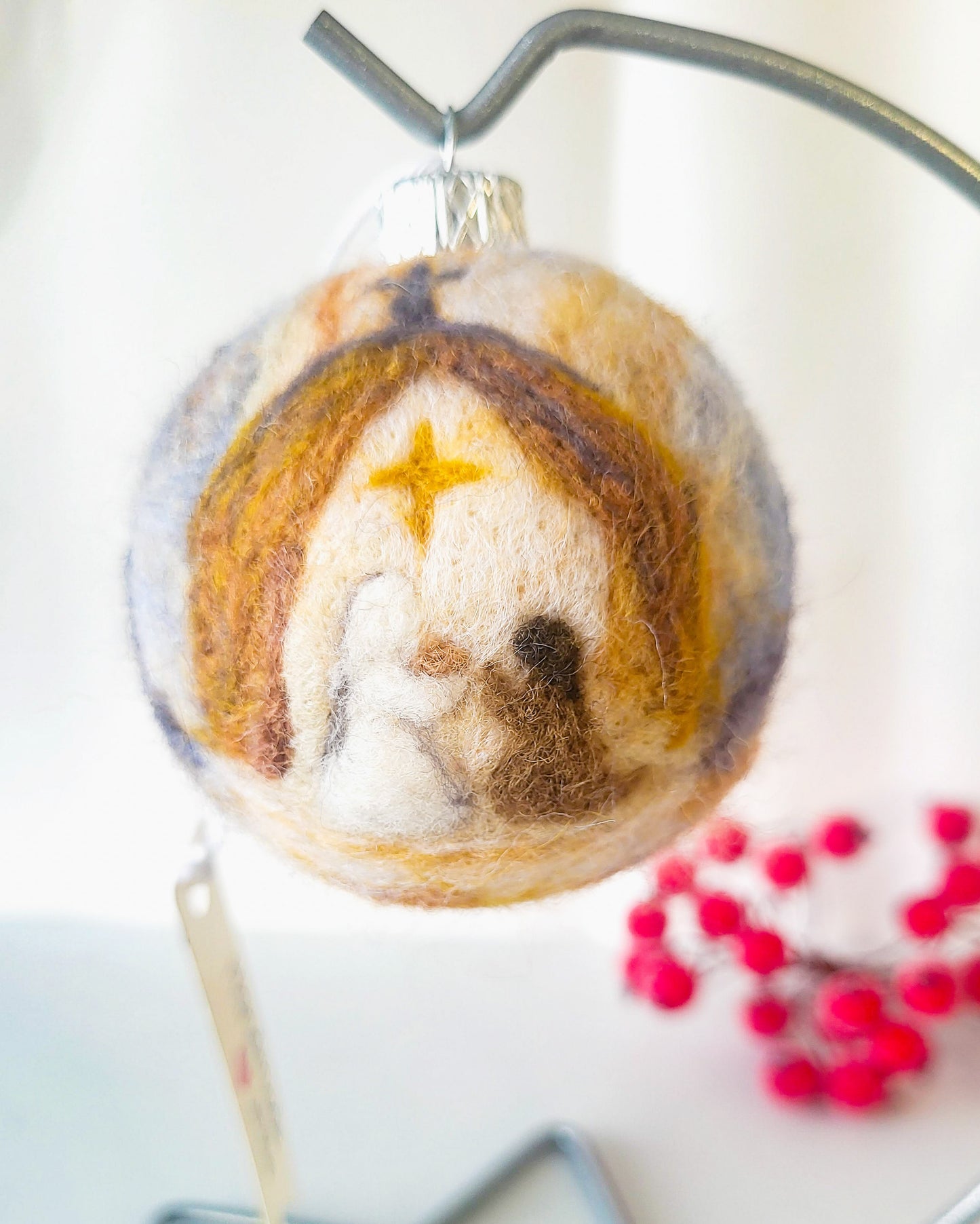 Set 3 globuri ""Apus de iarnă"