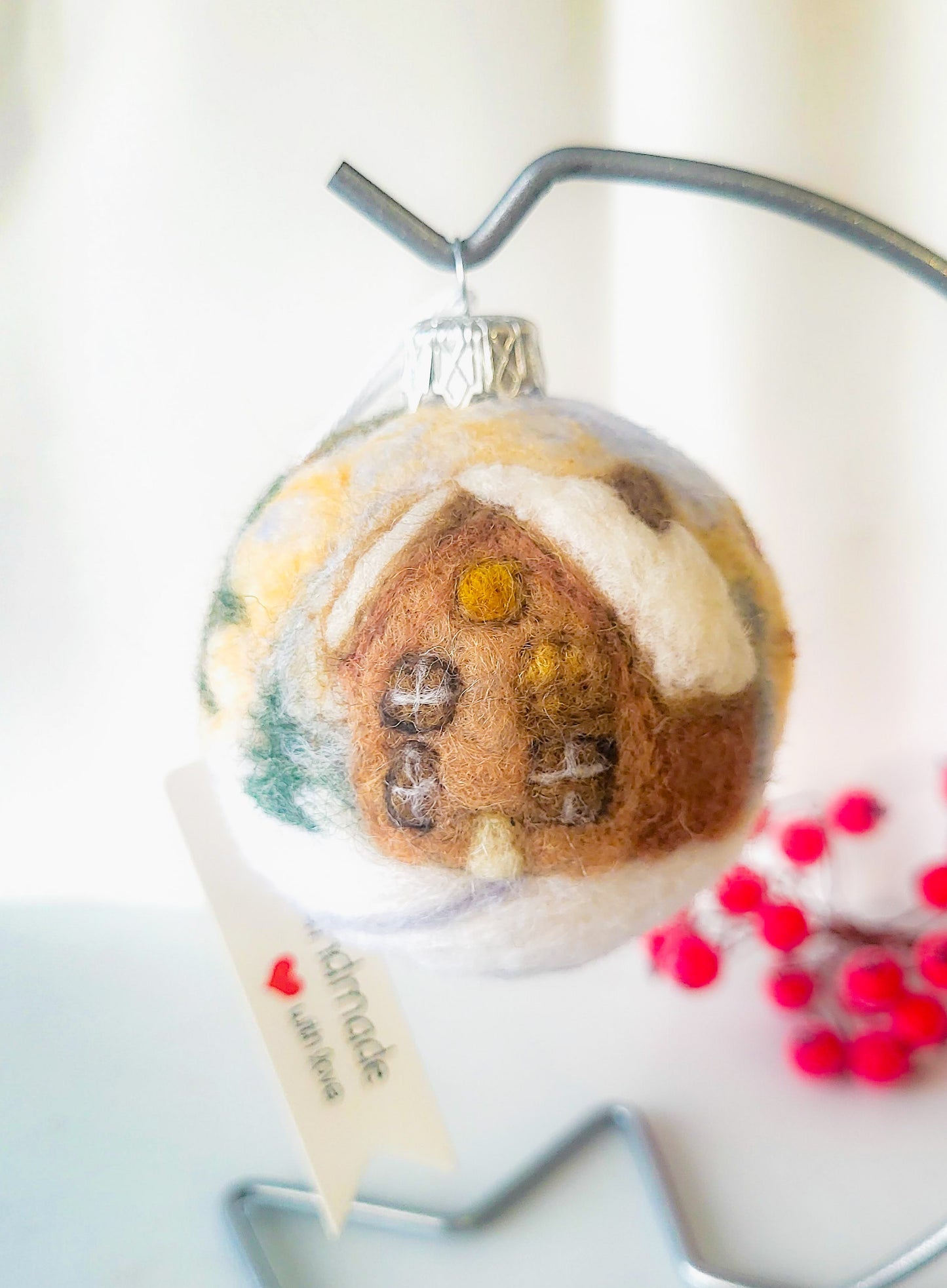 Set 3 globuri ""Apus de iarnă"