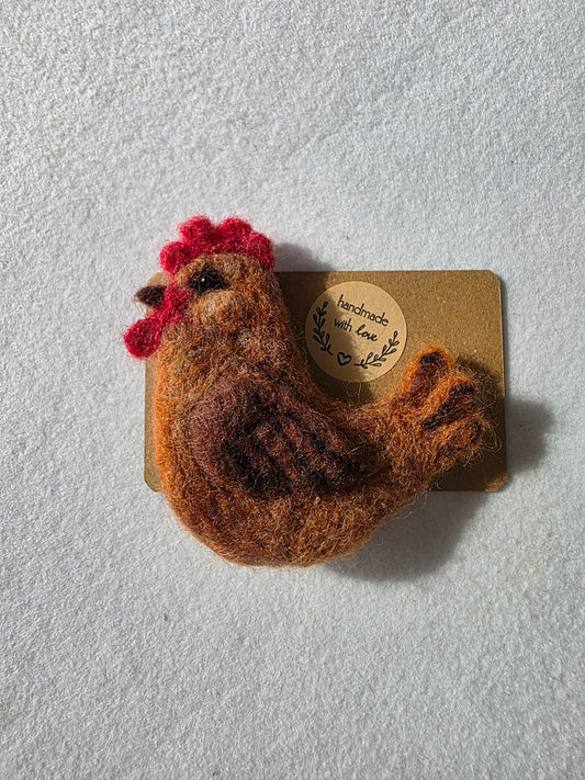 Broșă cocoșel