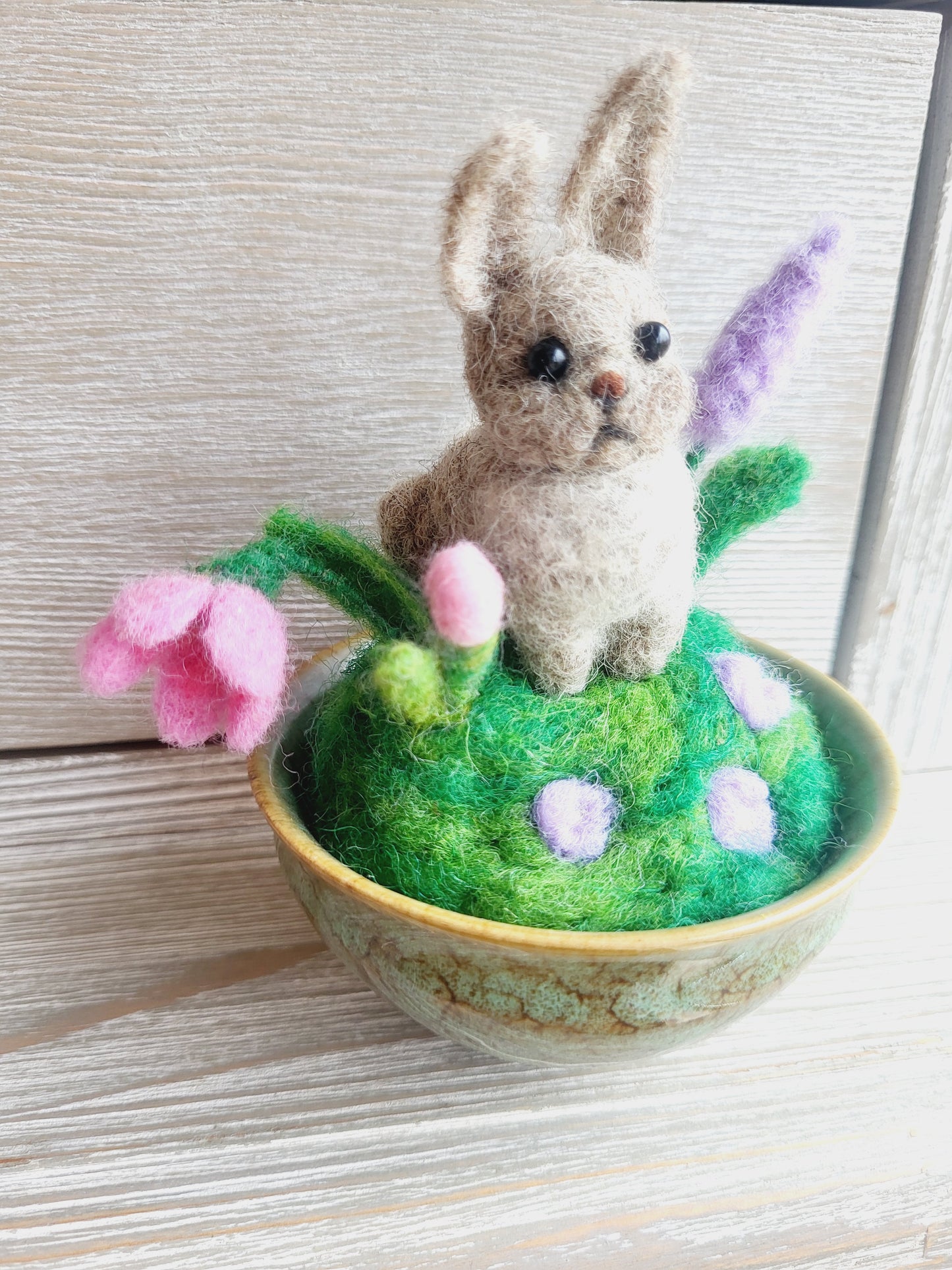 Decorațiune "Iepuraș cu floricele" 2